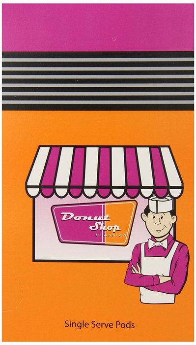 Donut shop Coffee Pods, Double Caff, 15 Count (Pack of 6) N8