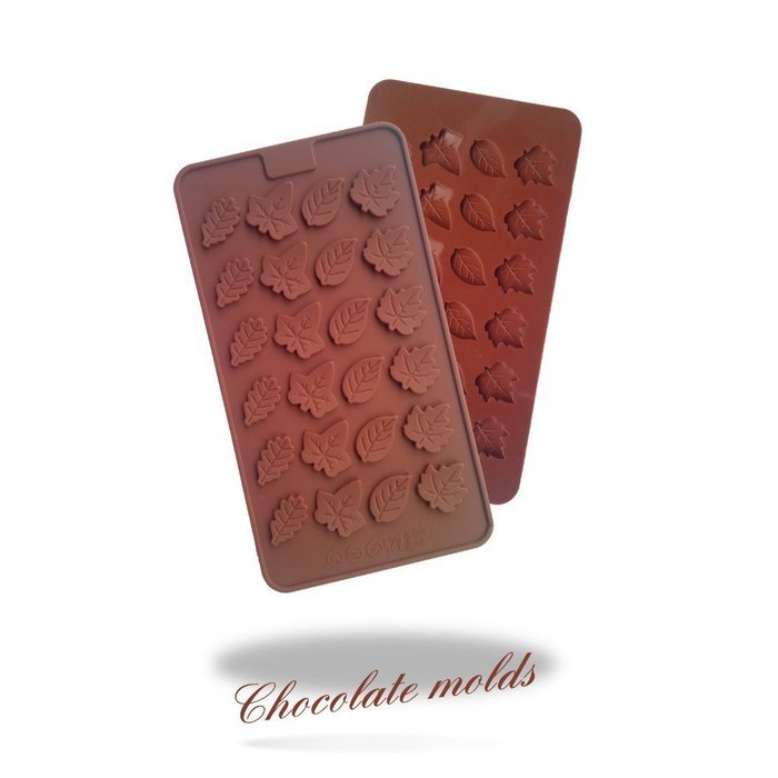 Leaf Shape Chocolate Silicone Mold Baking Cake Decoration Mould