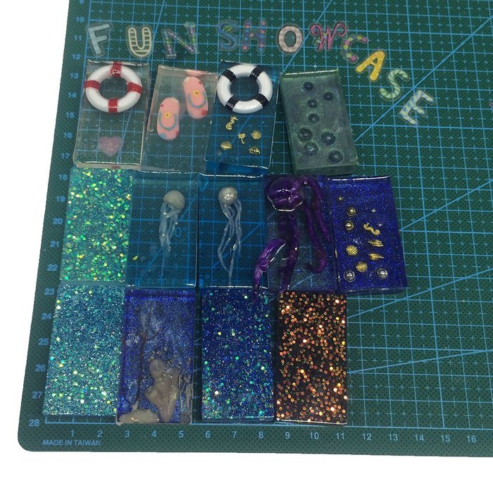 Funshowcase 20 Cavities Rectangular Muffin Cake Pan Soap Chocolate Bar Silicone Mold N2