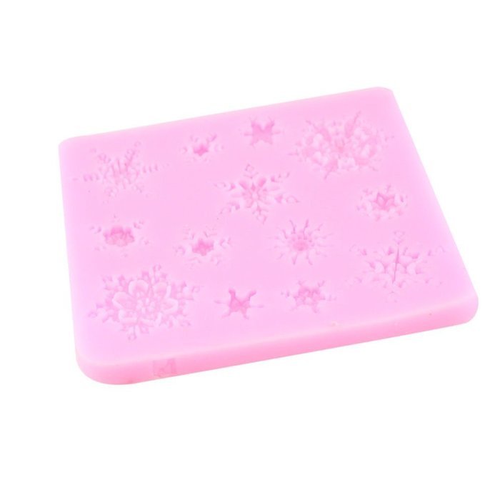 Lariy Silicon Snowflake DIY Muffin Chocolate Cookie Baking Mold Mould Cake Pan