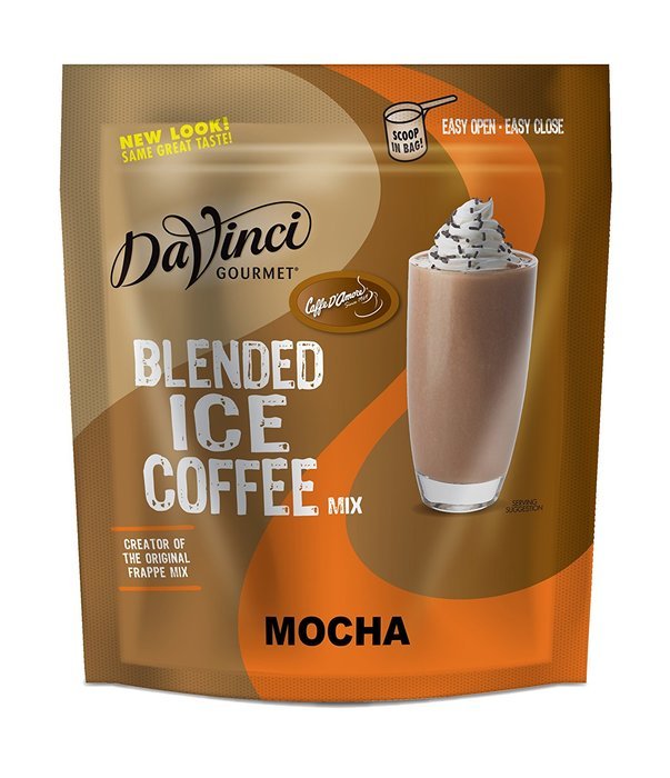 DaVinci Gourmet Blended Ice Coffee Mix, Mocha, 3 Pound N2