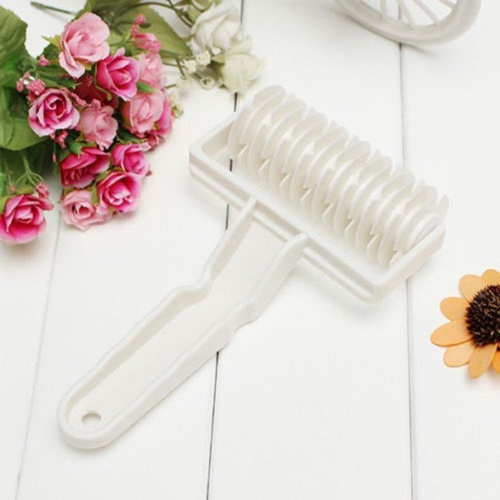 Cake & Cookie Cutters Dough Bread Cookies Pie Cake Lattice Pastry Cutter Roller Kitchen Tool Craft New