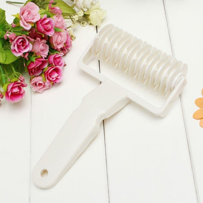 Cake & Cookie Cutters Dough Bread Cookies Pie Cake Lattice Pastry Cutter Roller Kitchen Tool Craft New N2