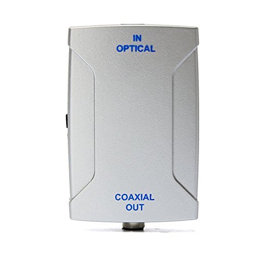 Optical Toslink Jack To Coaxial RCA Jack Digital Audio Converter Adapter N4
