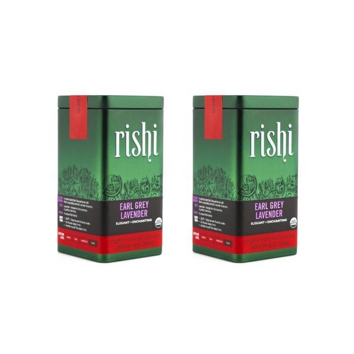 Rishi Tea Earl Grey Lavender Black Tea 2.29 Ounces