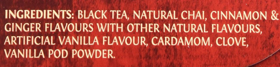 Twinings of London French Vanilla Chai Tea Bags 1.41 Ounces - 1 Box N3