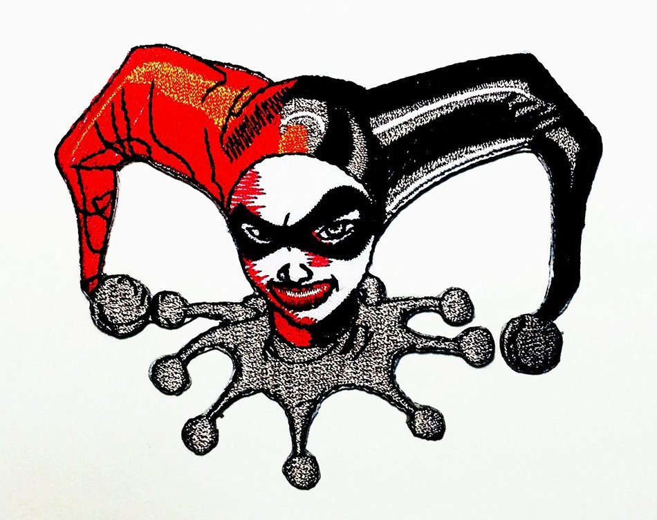 Batman Villain Gotham Joker Dc Comics Iron on Applique Patch - Applique Embroidered Patches - Backpack Patches...