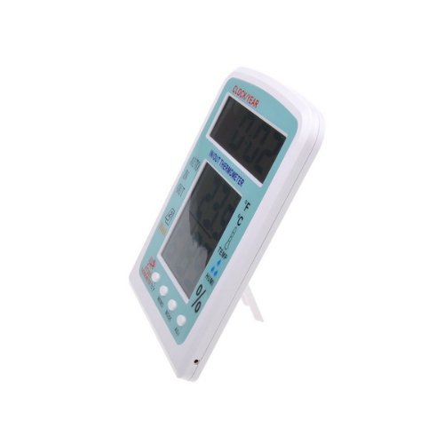 BestDealUSA Digital Clock/Week Auto In/Out Temperature / Humidity Thermo-Humidity Meter