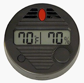 HygroSet Round Digital Hygrometer w/ Calibrating Kit