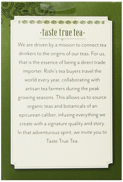 Rishi Tea Organic Matcha Super Green Tea Bags, 15 Count (Pack of 6) N2