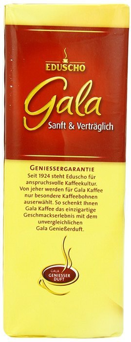 Eduscho Gala Nr. 1 Coffee, Sanft & Vertraglich, (Mild & Elegant) 17.6 Ounce N2