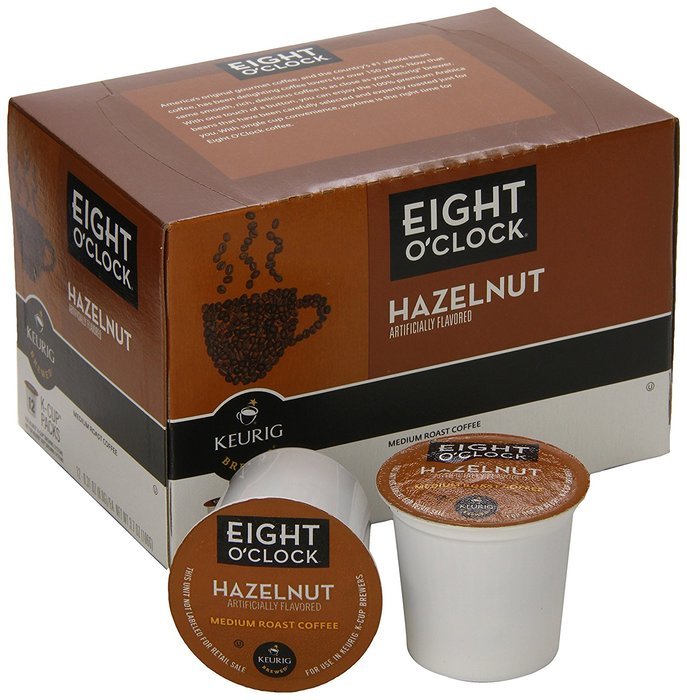 Eight O'Clock Hazelnut K-Cups (72 count) N3