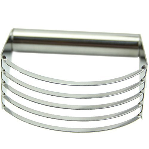 Sminiker Total Stainless Steel Pastry Blender, Cutter with 5 Blades N5