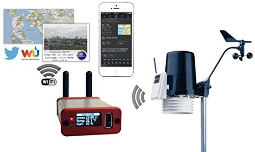 Ambient Weather 6322-WEATHERBRIDGEPRO-KIT VantagePro2 WiFi / 4G Cellular Wireless Weather Station with WeatherBridgePro N3
