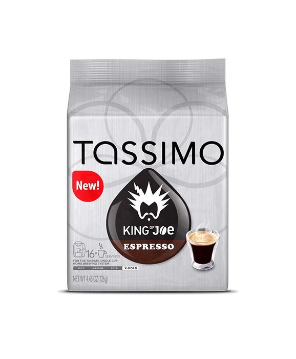 Tassimo King of Joe Espresso, 16-Count 4.45 oz (126g) N4