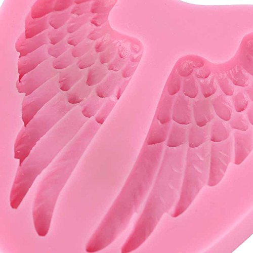 "dipshop Angel Wings Silicone Fondant Mold Chocolate Polymer Clay Mould" shopping N4