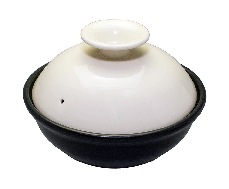 Round Cooking Pot with Ivory Pot Lid
