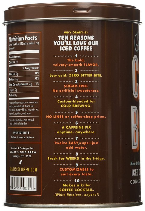 Grady's Cold Brew Iced Coffee Kit, 8oz (2-Pack) N4