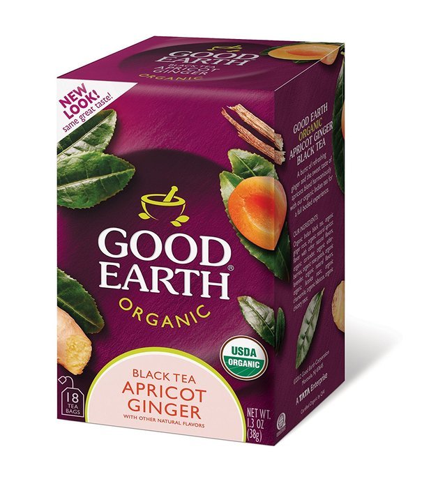 Good Earth Sweet & Spicy Herbal & Black Tea, 18 Count Tea Bags (Pack of 6) N10
