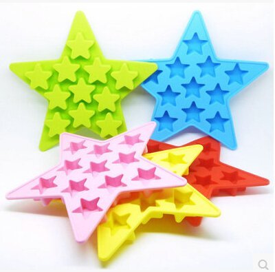 11Cup pentagram Silicone Muffin & Cupcake Baking Pans,, Non-Stick, Easy To Clean, Oven / Microwave / Dishwasher... N5