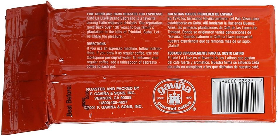 Caf&eacute; La Llave Decaf Bag, 8.8 Ounce (Pack of 12) N2