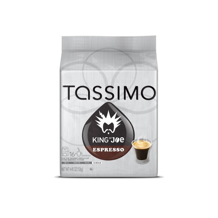 Tassimo King of Joe Espresso, 16-Count 4.45 oz (126g) N8