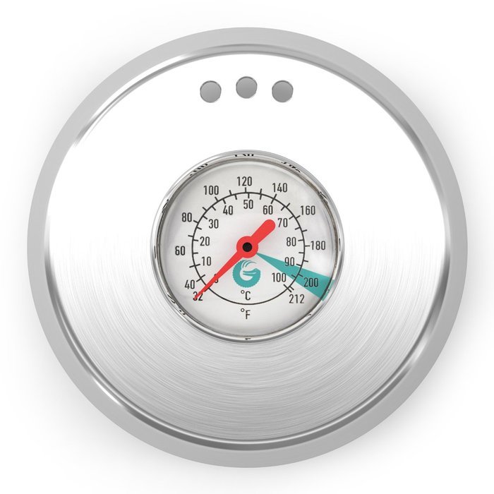 POUR OVER Coffee Kettle 1.2L - Stop Burning Your Beans - THERMOMETER Built-in by Coffee Gator - For Perfect Hand... N10