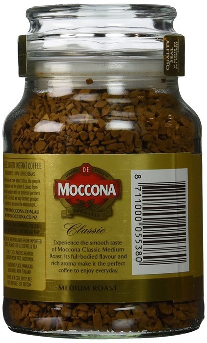 Moccona Coffee 100g Freeze-Dried Coffee Medium Roast N8