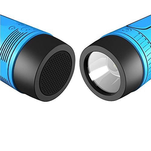 Portable Waterproof Wireless Bluetooth Speaker with Power Bank Output, 3 Mode Flashlight, Hands Free Answering... N2