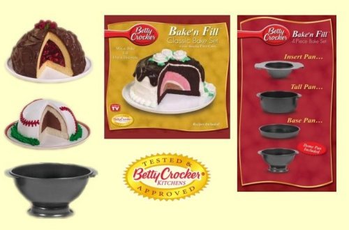 Betty Crocker Bake'n Fill 4 Piece Bake Set