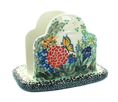 Polish Pottery Teresa Napkin Holder
