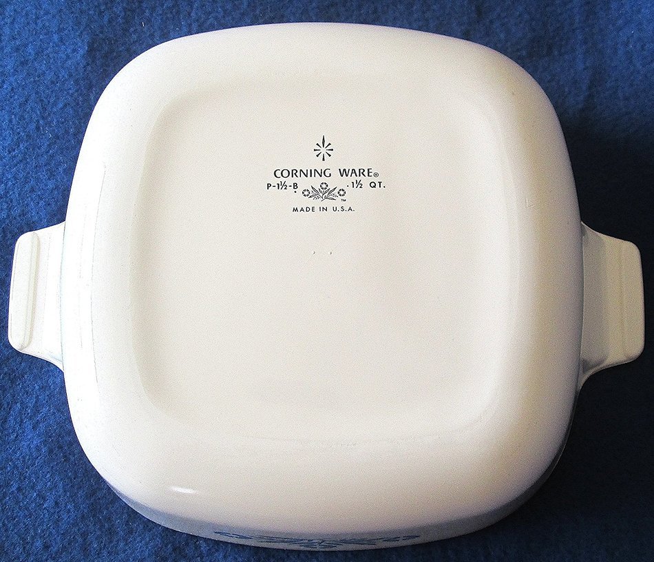 Corning Ware Blue Cornflower P-1-1/2-B Casserole - No Lid