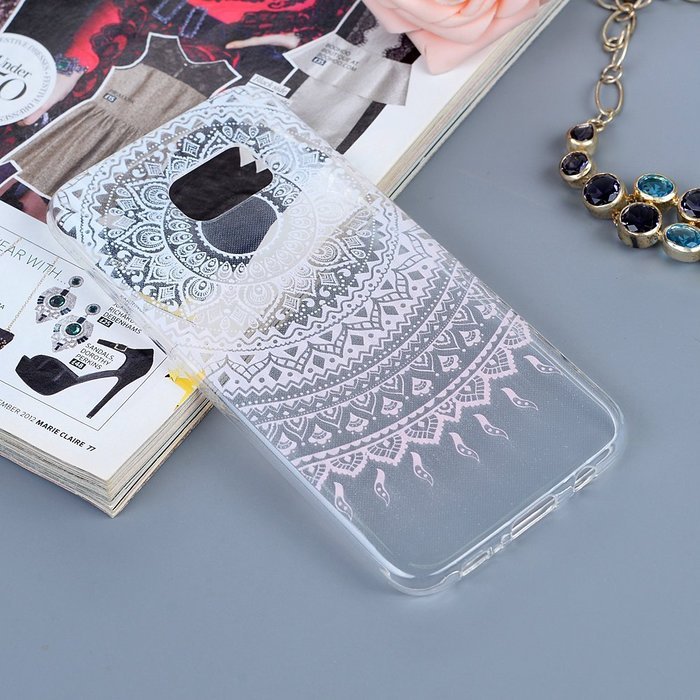 Badalink Galaxy S7 Edge Case Clear Soft TPU Rubber Skin Bumper Case Shockproof Flexible Easy Grip Colorful Painting... N29