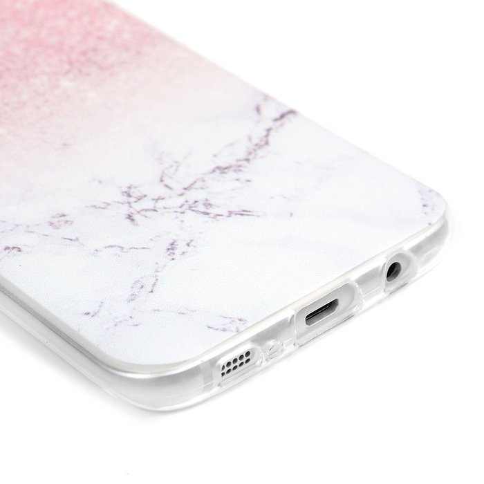 Badalink Galaxy S7 Edge Case Clear Soft TPU Rubber Skin Bumper Case Shockproof Flexible Easy Grip Colorful Painting... N35