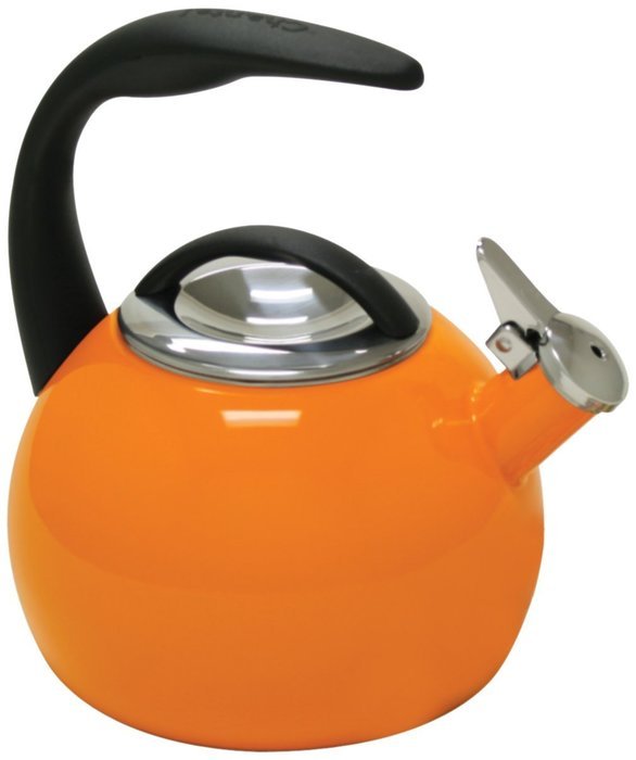 Chantal 37-ANN AQ Enamel on Steel 40th Anniversary Teakettle, 2 quart, Aqua N5
