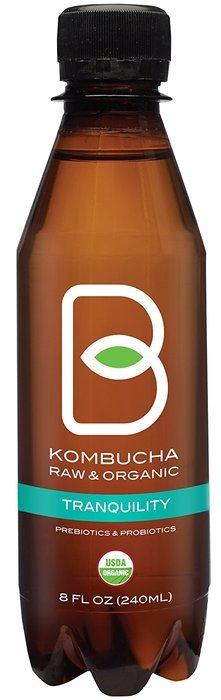 B-tea Kombucha Raw Organic Tea, Only 2g of Sugar, Probiotics & Prebiotic, Kosher, Original, Green Tea, Lemon Balm... N15