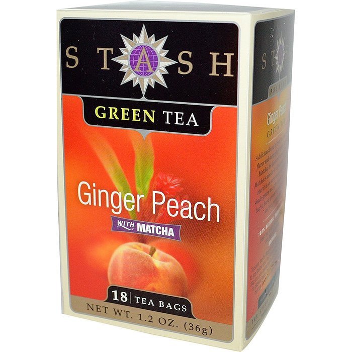 STASH TEA TEA,GREEN,GNGR PCH W/MTCH, 18 BAG
