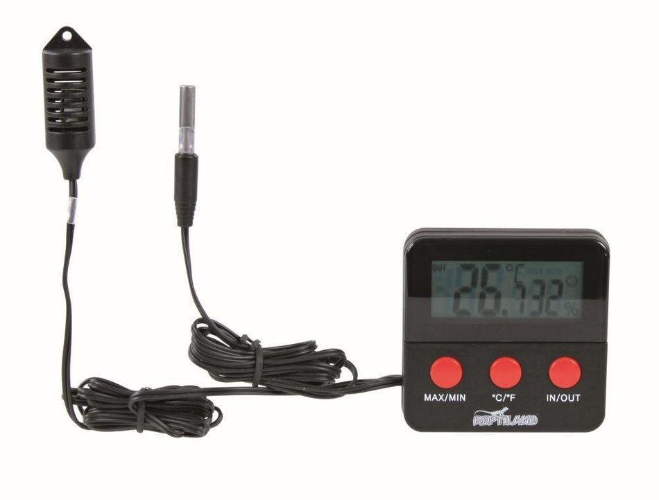 Trixie Digital Thermo/Hygrometer With Remote Sensor - For Precise Monitoring Of The Temperature And Air Humidity...