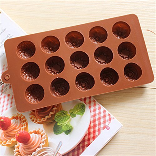 Witkey 8 Cavity The caterpillar snail Ice Cube Tray Fondant Silicone mold Sugar Mold Candy molds Chocolate Cake... N9