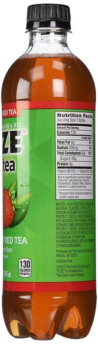 Fuze Iced Tea 20 Oz (Pack of 24) (Lemon) N2