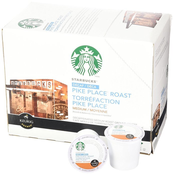 STARBUCKS Decaf PIKE PLACE ROAST 48 K-CUPS N2