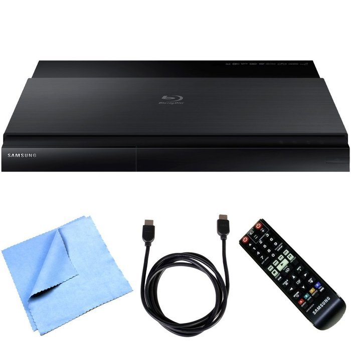 Samsung BD-J7500 - Smart Blu-ray Player with 4K Up-scale WiFi 3D Bundle includes Blu-ray Player, HDMI Cable and... N2