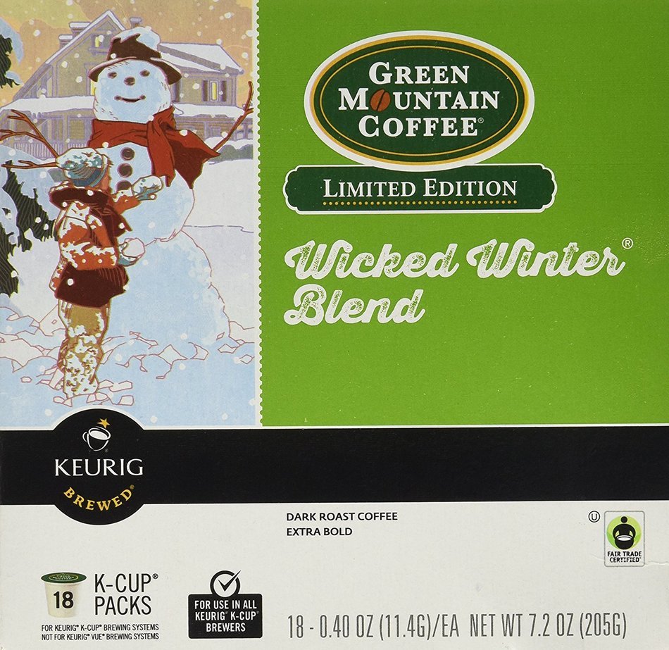 Green Mountain Coffee Wicked Winter Blend - 18 ct N4
