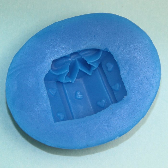 2pcs Silicone Mold Fondant Molds Christmas Cake Mould Mini(Christmas Gift/Bell) N2