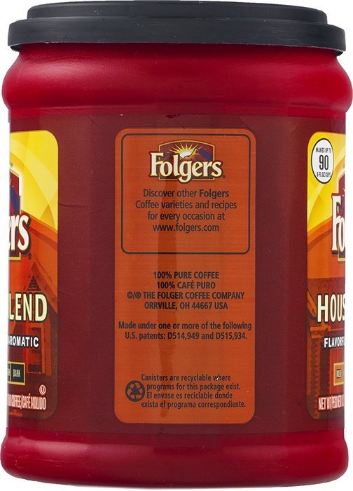Folger's House Blend Ground Coffee Medium N6
