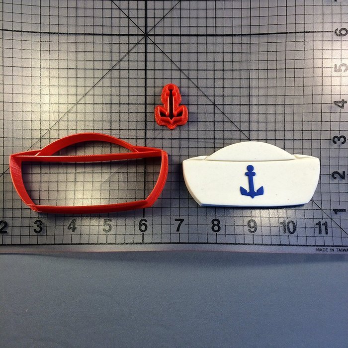 Navy Hat 100 Cookie Cutter Set (2 inches) N2