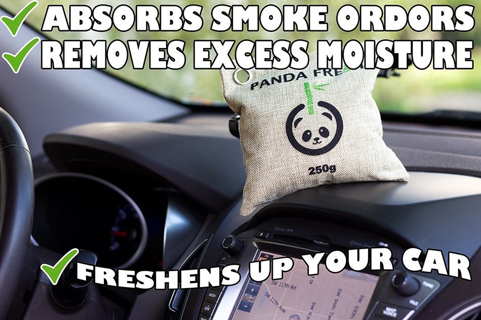 LARGE - Remove Odors Naturally with Activated Air Purifying Moisture Removing 250g Bag Non Toxic & Chemical Free... N4