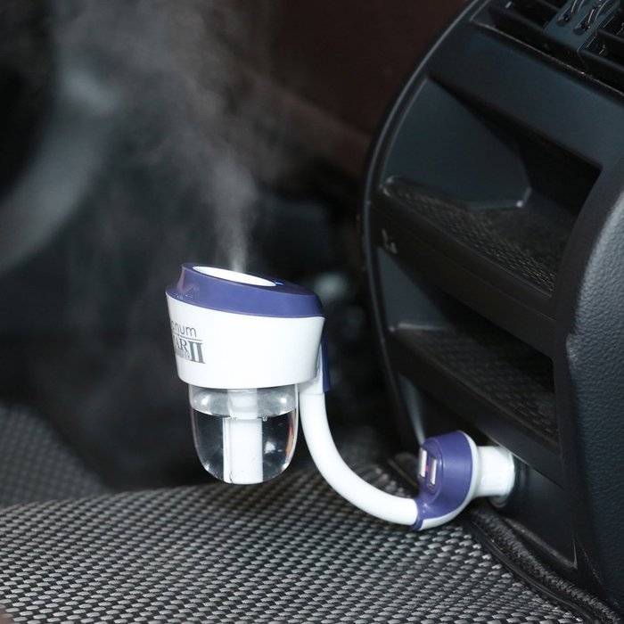 KOBWA Portable Mini Car Humidifier and Aromatherapy Essential Oil Diffuser Ultrasonic Air Purifier Mist Maker... N4