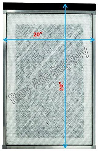 Air Ranger Replacement Filter Pads 20X20 (3 Pack) White