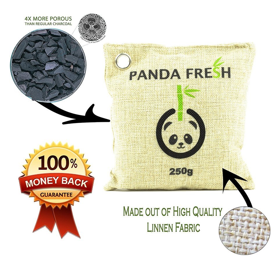 LARGE - Remove Odors Naturally with Activated Air Purifying Moisture Removing 250g Bag Non Toxic & Chemical Free... N8